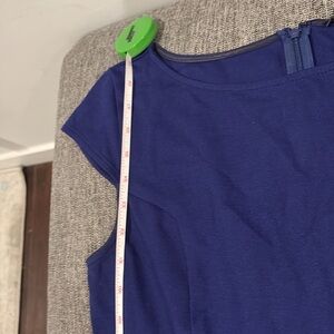 Theory Royal Blue Sleeveless Career Dress Size 12